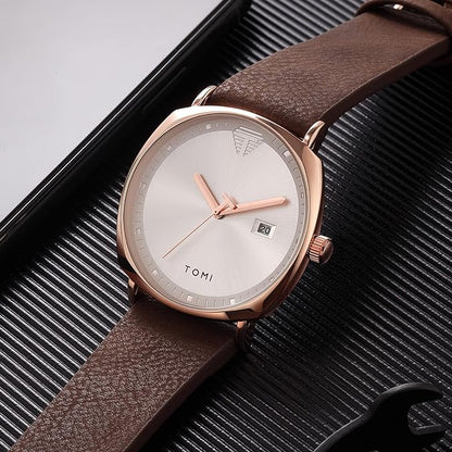 Luxury TOMl Classy AIpine Square Branded Watch ( Original )