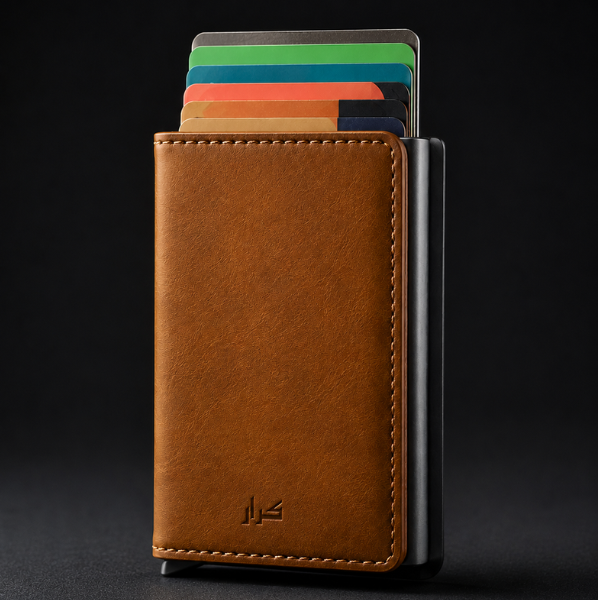 PU Leather Wallet & Pop up card holder