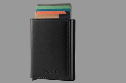 PU Leather Wallet & Pop up card holder
